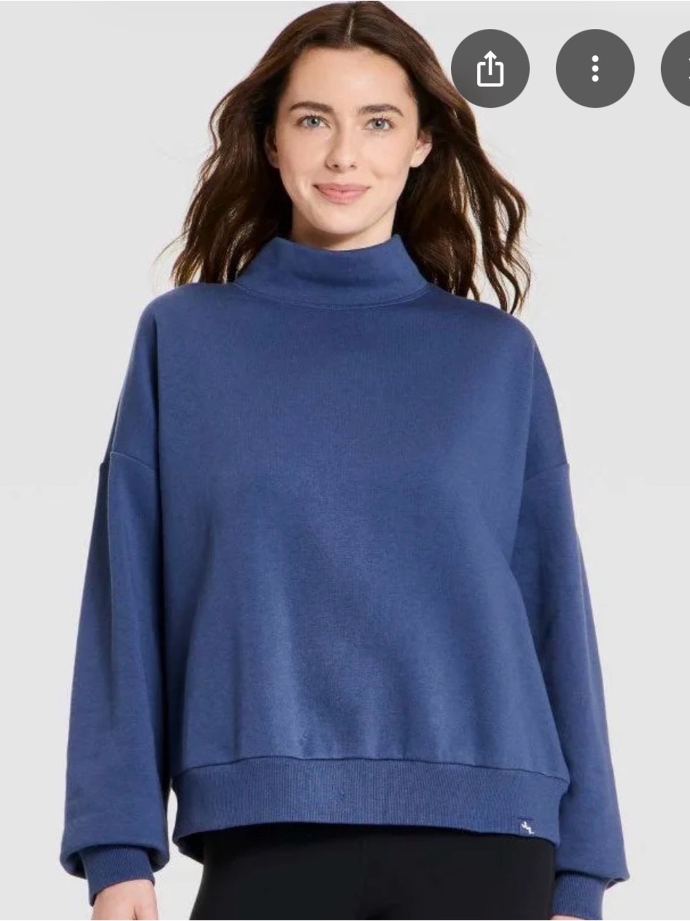 Joy lab mockNeck Sweater - Blue